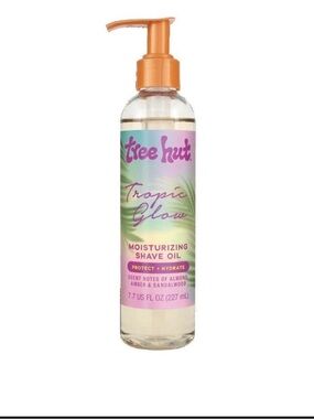 Tree Hut Bare Tropic Glow Moisturizing Shave Oil 7.7 oz Pump Bottle